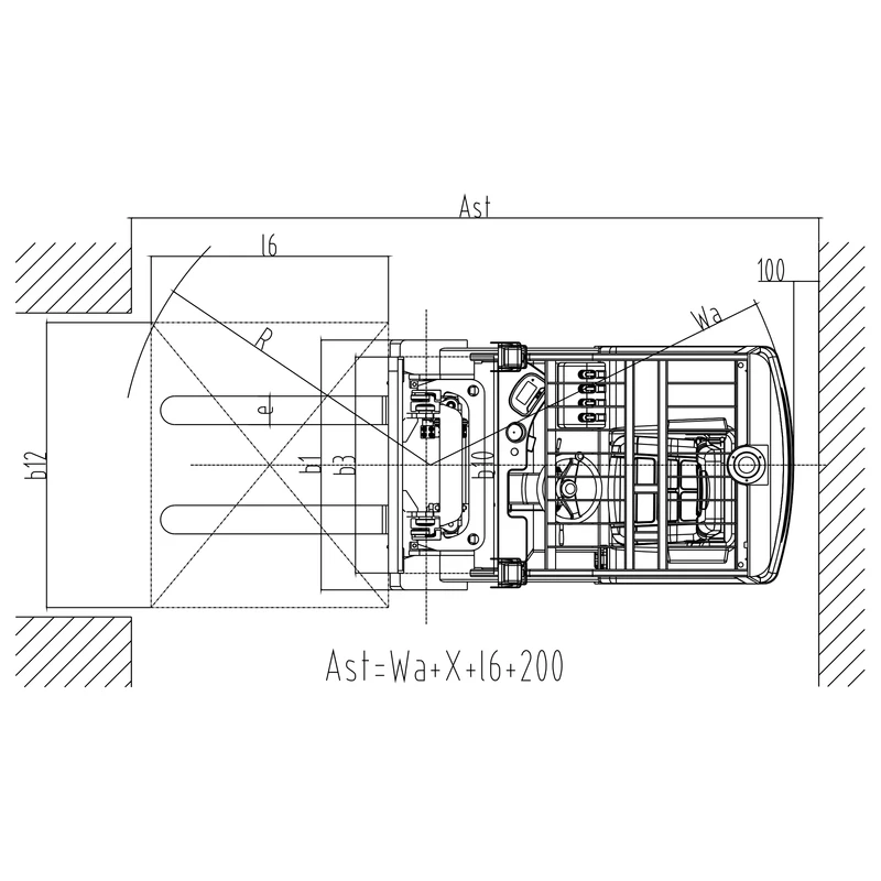 Elektrický vysokozdvižný vozík ECV15ET s výškou zdvihu 2500 – 5600 mm