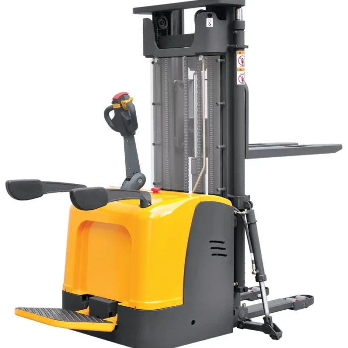 Elektrický stohovací vozík s plošinou pre obsluhu (EVV20-P), 2000 kg, 2500 – 6500 mm