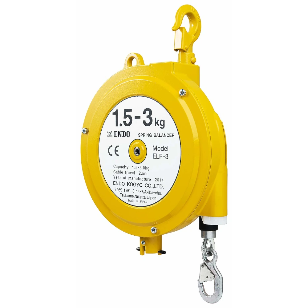 ENDO pružinový balancér s dlhým zdvihom (ELF-3), 1,5–3 kg