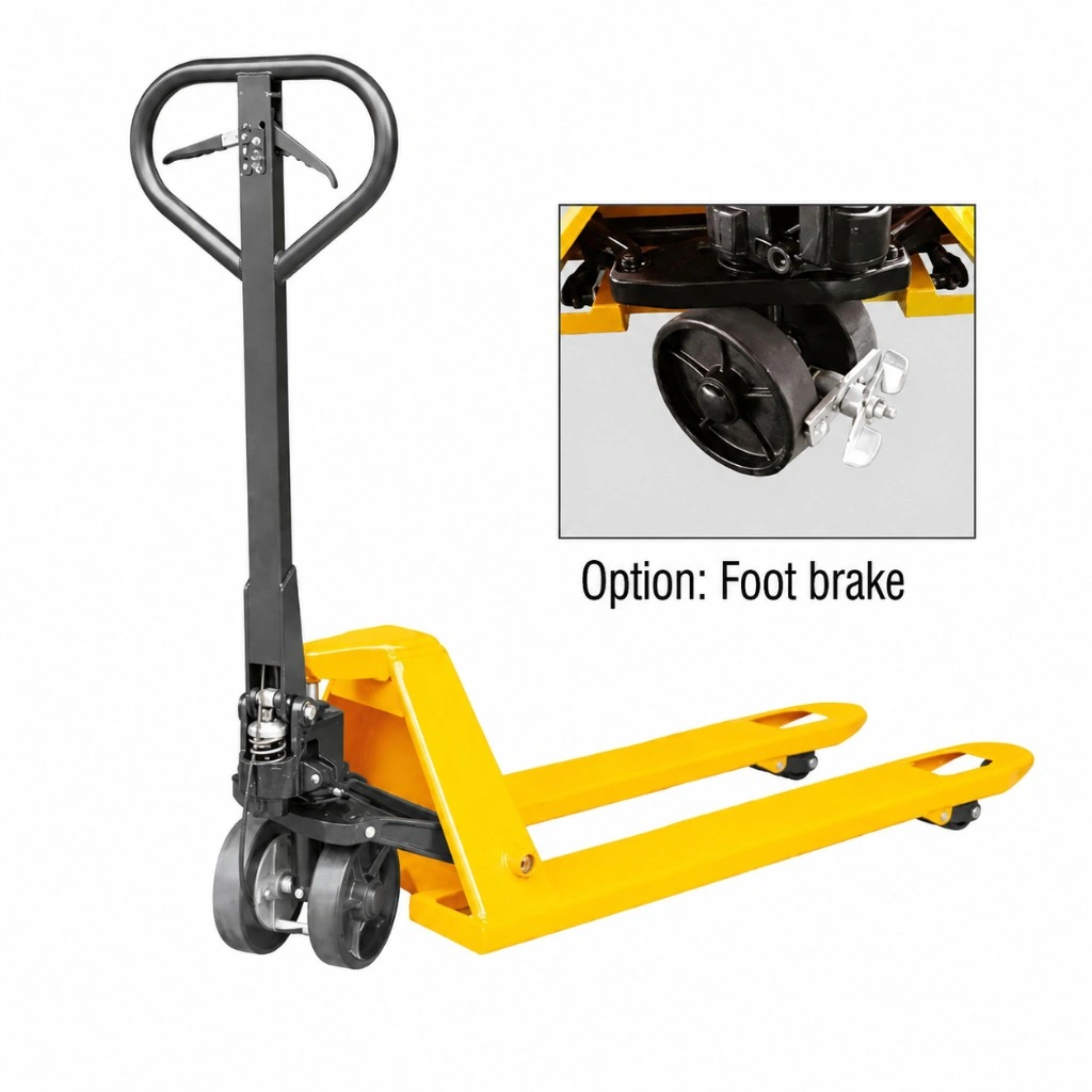Ručný paletový vozík s brzdou (RPV2500K) 2500 kg