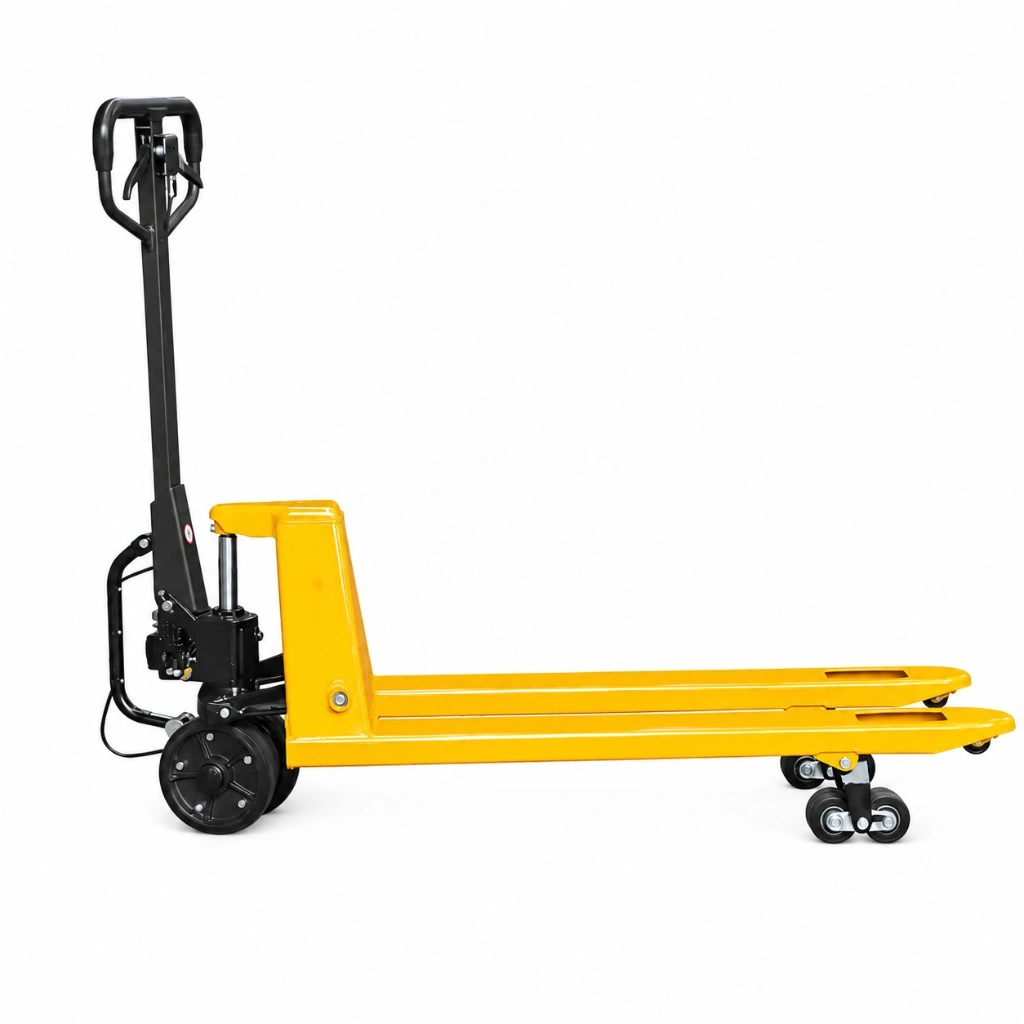 Ručný paletový vozík s mechanickým pomocným pohonom (RPVM2500) 2500 kg