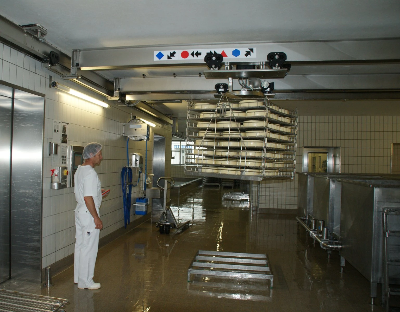 Elektrický reťazový kladkostroj GIS GPR pre farmaceutický priemysel