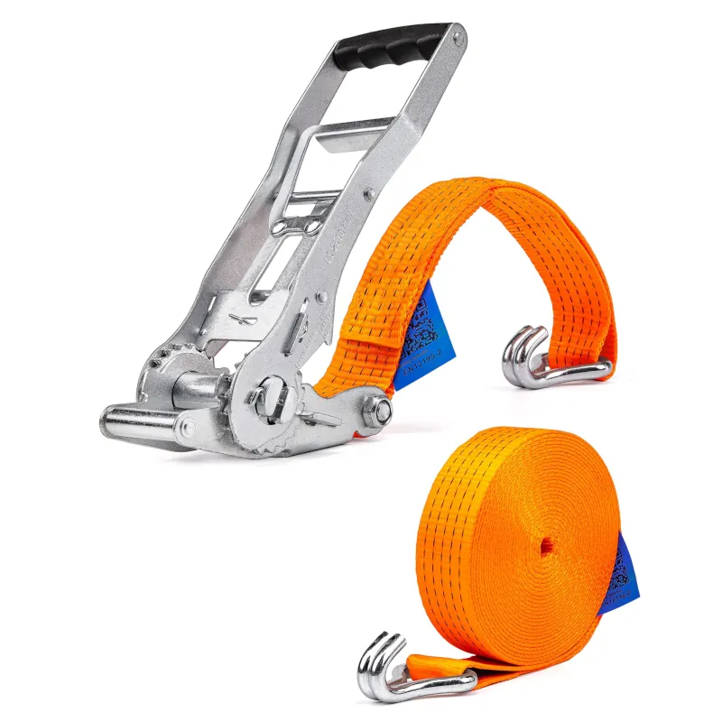 ERGO dvojdielny račňový upínací popruh (DKG5-50-ERGO) 5000 kg, 50 mm