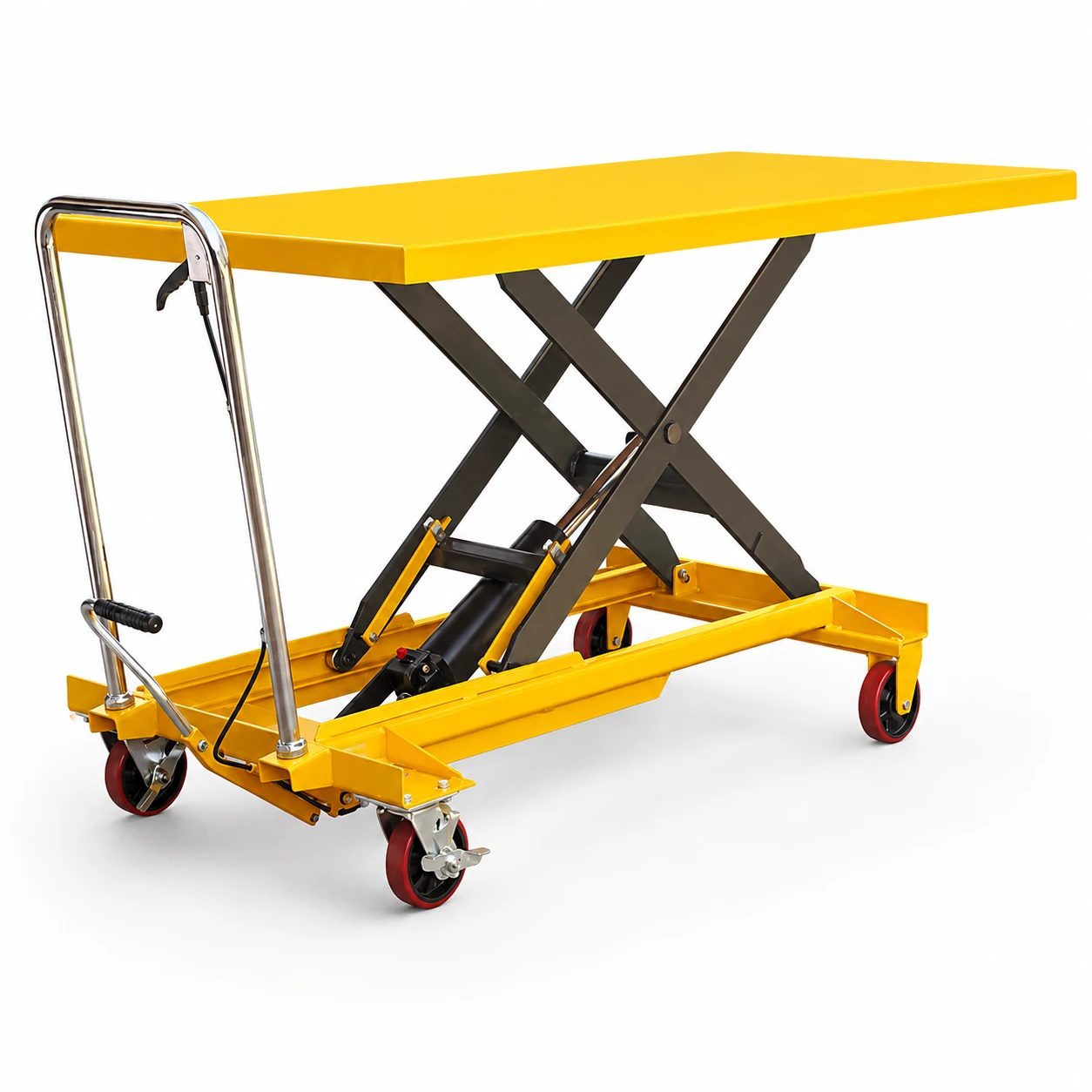 Mobilný nožnicový zdvíhací stôl (MPS500T), 500 kg, 1600 × 800 mm