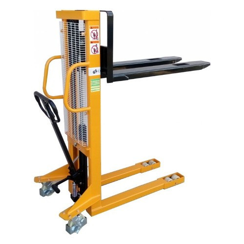 Hydraulický ručný paletový stohovací vozík RVV1000 s nosnosťou 1000 kg