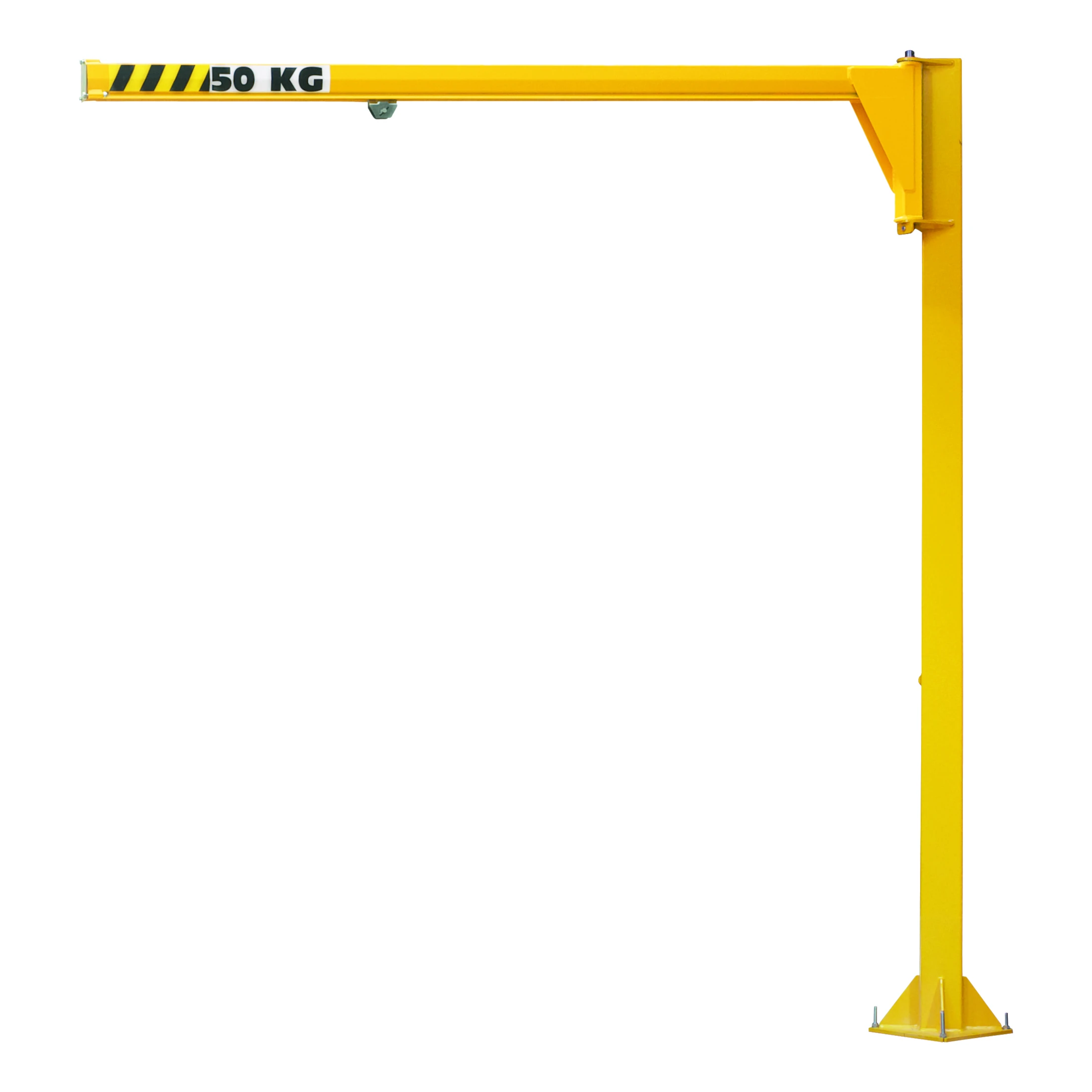 Nízkoprofilový stĺpový otočný žeriav s pojazdom (NSDK), 270°, 50 – 100 kg, 2 – 5 m