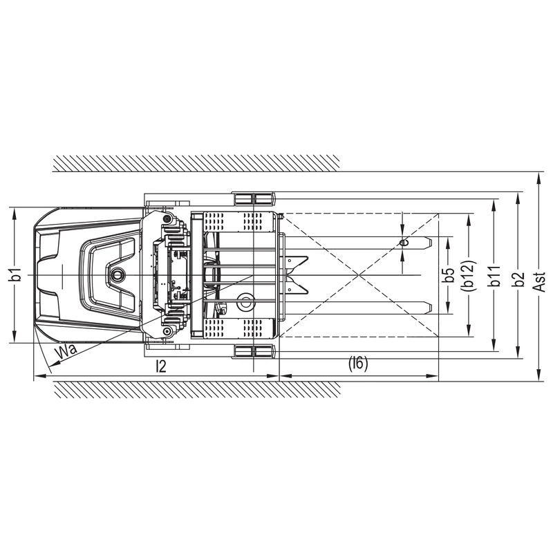 Elektrický výškový vychystávací vozík VKV15 s nosnosťou 1500 kg v sklade