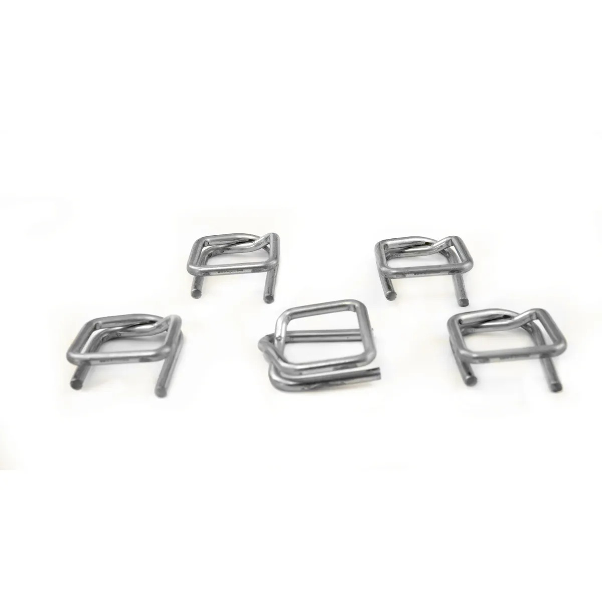 Pozinkované spony na polyesterovú viazaciu pásku (BUCKLES-13G) 13 mm