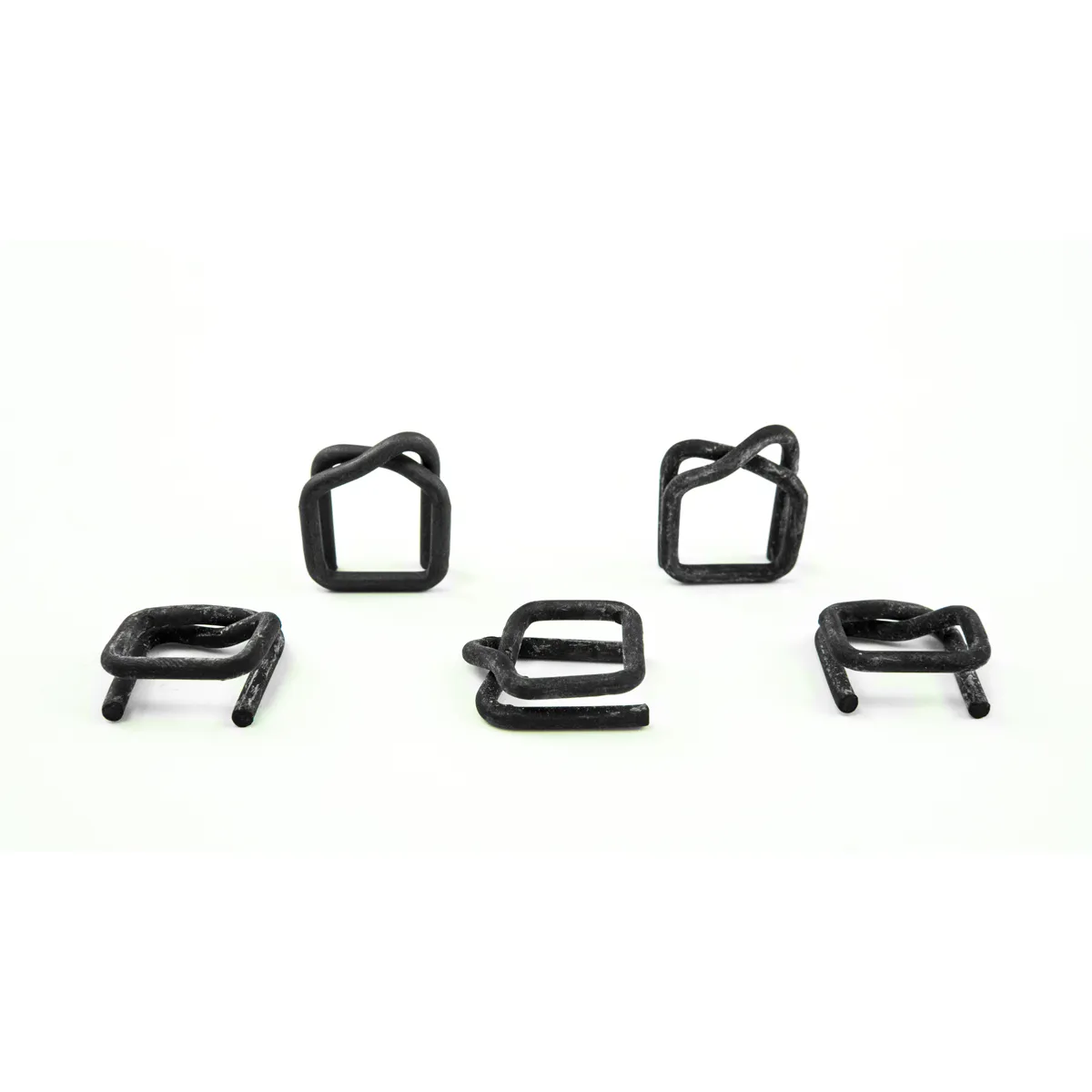 Fosfátované spony na polyesterovú viazaciu pásku (BUCKLES-16F), 16 mm