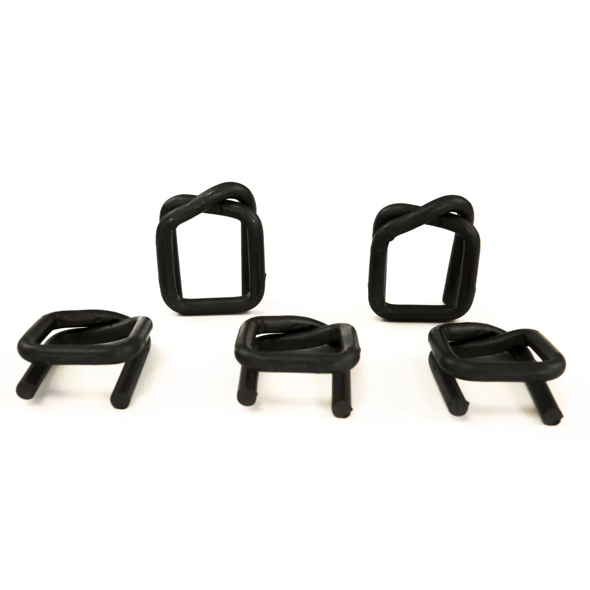 Fosfátované spony na polyesterovú viazaciu pásku (BUCKLES-32F) 32 mm