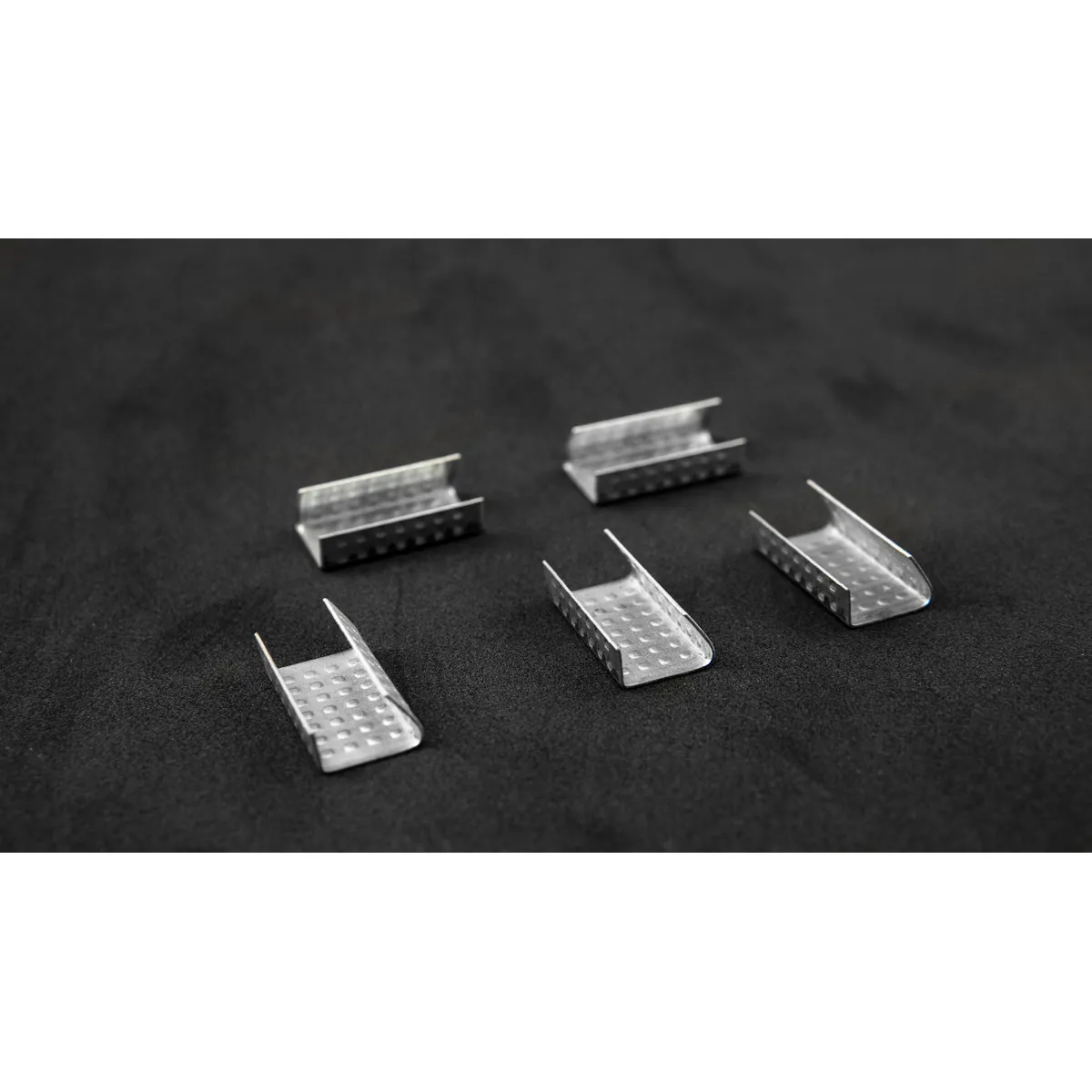 Oceľové spony na PP viazaciu pásku (BUCKLES-12PP) 12 mm