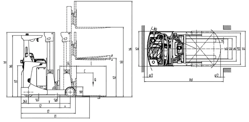 Retrakt série Deluxe REV20D, 2 000 kg, 4 700 – 6 200 mm – pohľad 4