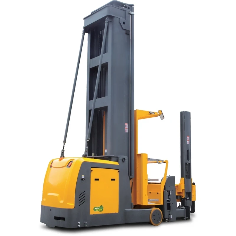 Veľmi úzkouličkový retrakt so zdvíhacou kabínou obsluhy (REV15TS), 1 500 kg, 9 200 – 13 000 mm