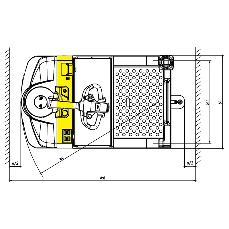 Kompaktný elektrický ťahač VEV45ST 4 500 kg