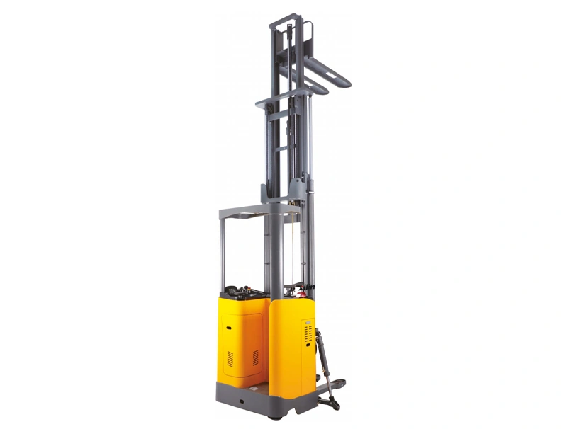 Elektrický stohovací vozík so stanovišťom pre stojaceho vodiča (CDD15C), 1 500 kg, 4 500 – 6 500 mm
